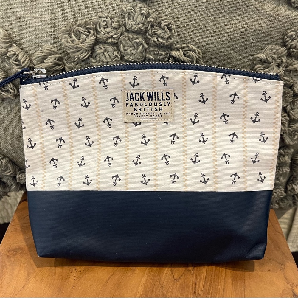 Jack Wills small nautical cosmetic bag